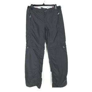 Eddie Bauer Convertible Cargo Trail Pants Women's Size 4 Nylon Hiking Outdoor